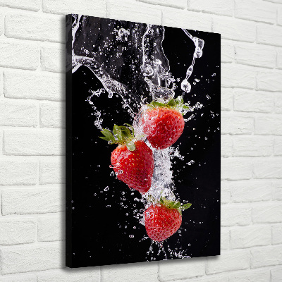 Canvas wall art Strawberries