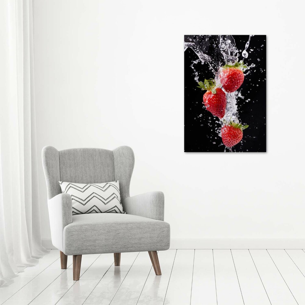 Canvas wall art Strawberries