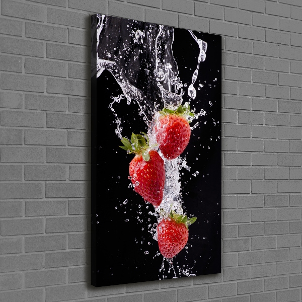 Canvas wall art Strawberries