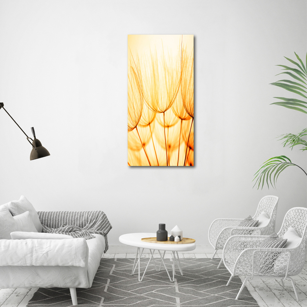 Large canvas wall art Dandelion seeds