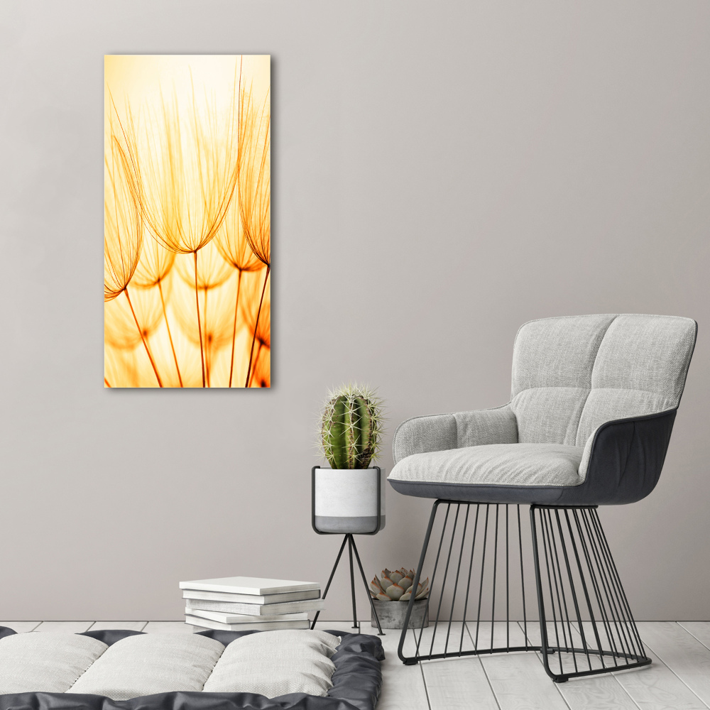 Large canvas wall art Dandelion seeds