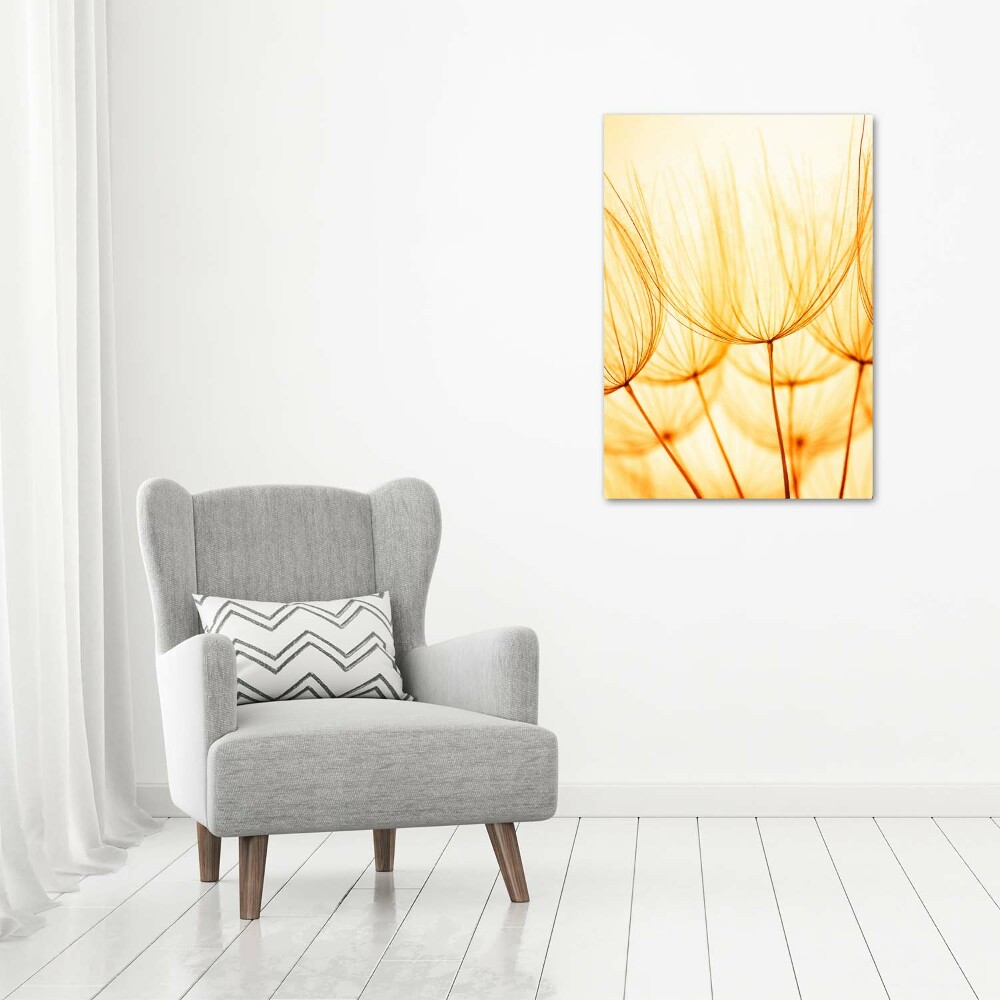 Large canvas wall art Dandelion seeds