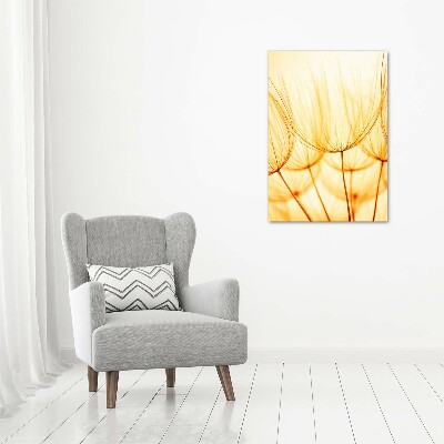 Large canvas wall art Dandelion seeds