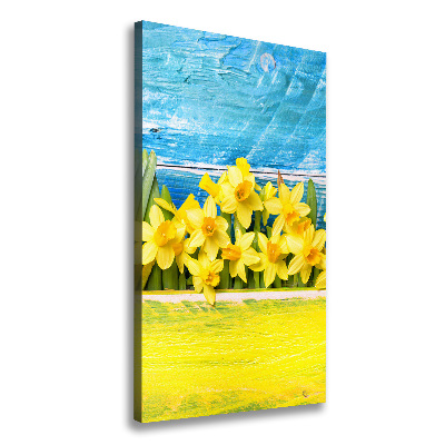 Wall art canvas large Daffodil