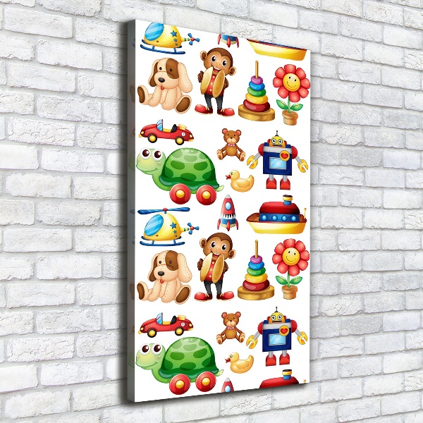 Canvas print Toys