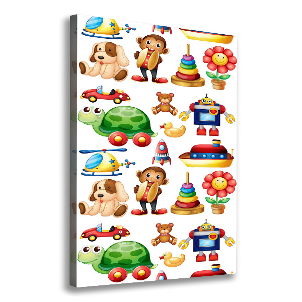 Canvas print Toys