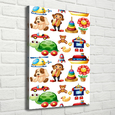 Canvas print Toys