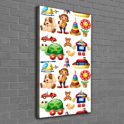 Canvas print Toys