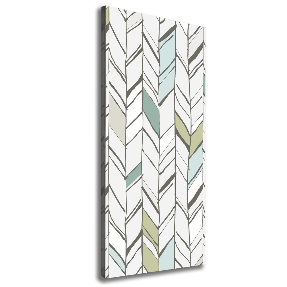 Canvas wall art Flankeet pattern