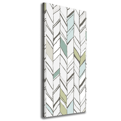 Canvas wall art Flankeet pattern