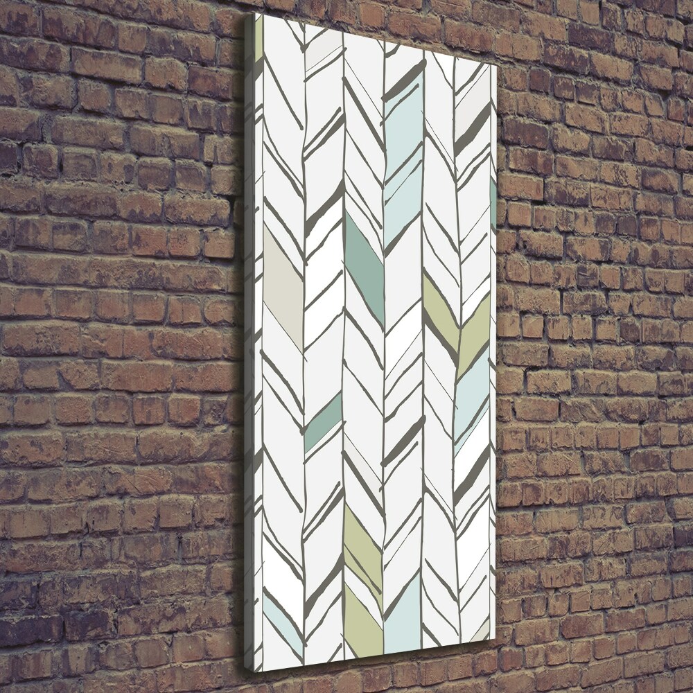 Canvas wall art Flankeet pattern