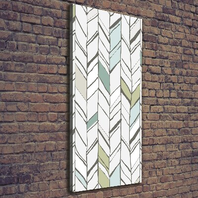 Canvas wall art Flankeet pattern