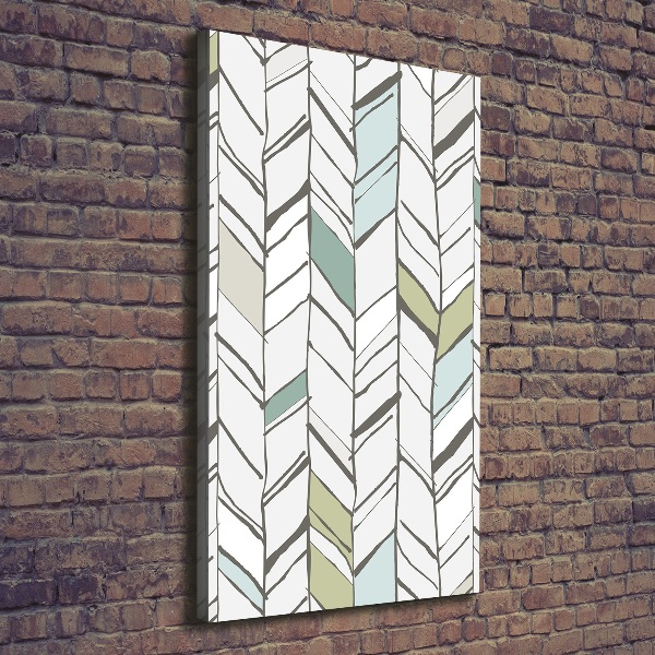 Canvas wall art Flankeet pattern