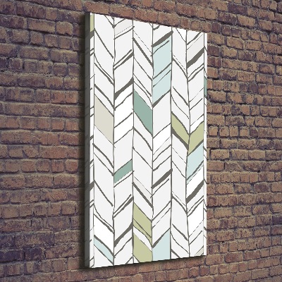 Canvas wall art Flankeet pattern