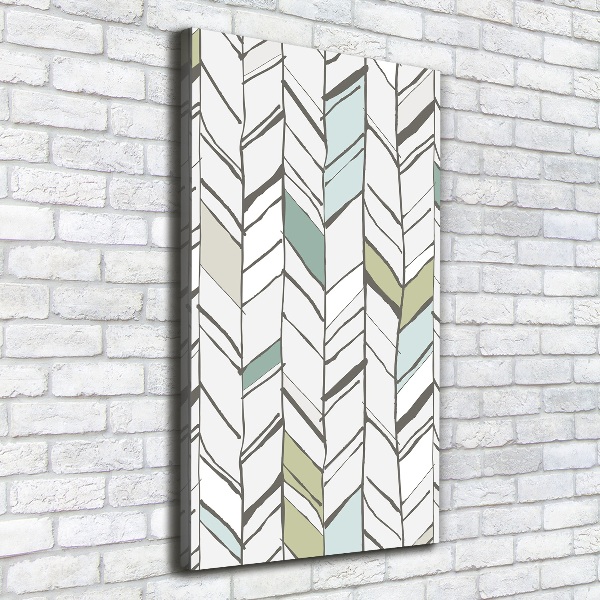 Canvas wall art Flankeet pattern