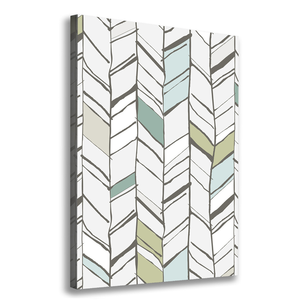 Canvas wall art Flankeet pattern