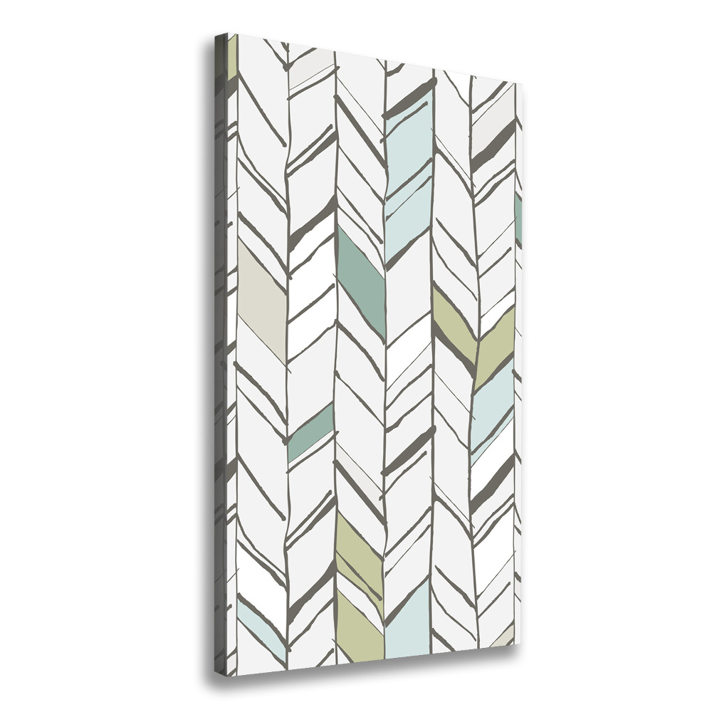 Canvas wall art Flankeet pattern