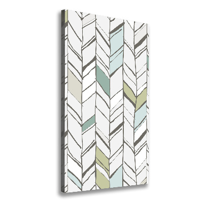 Canvas wall art Flankeet pattern