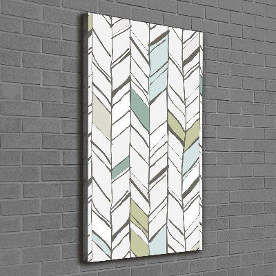 Canvas wall art Flankeet pattern