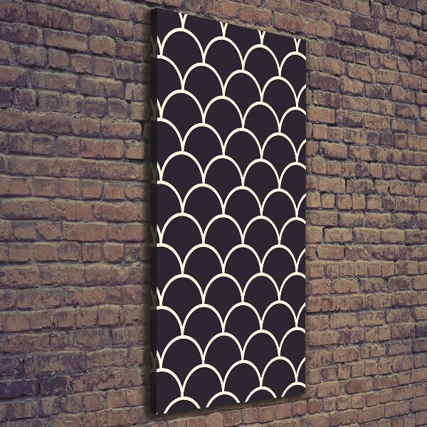 Canvas wall art Fish scales