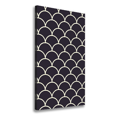 Canvas wall art Fish scales