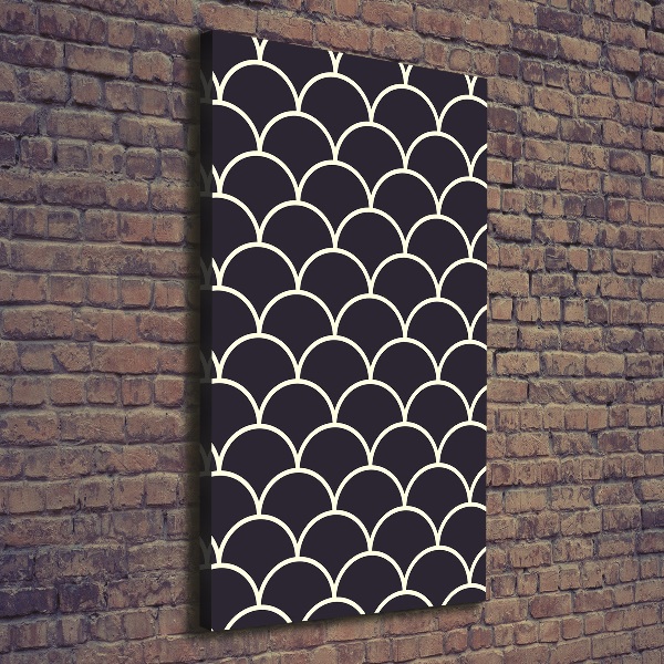 Canvas wall art Fish scales