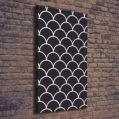 Canvas wall art Fish scales