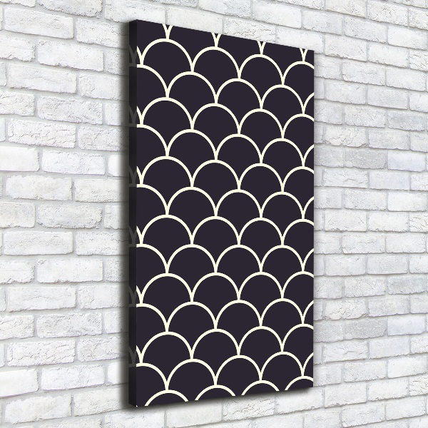 Canvas wall art Fish scales