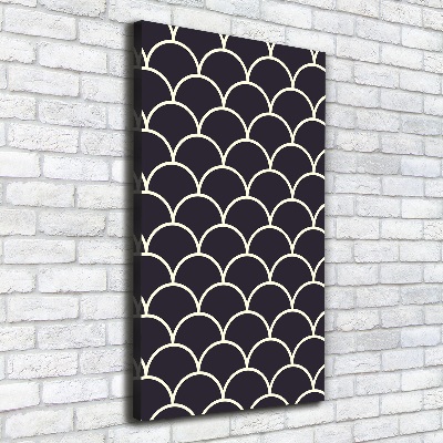 Canvas wall art Fish scales