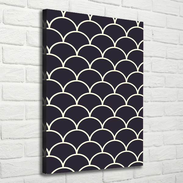 Canvas wall art Fish scales