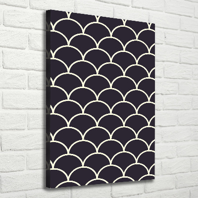 Canvas wall art Fish scales