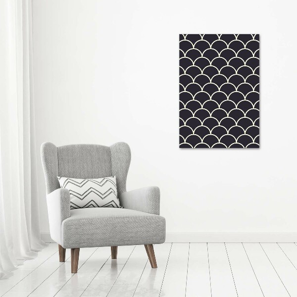 Canvas wall art Fish scales