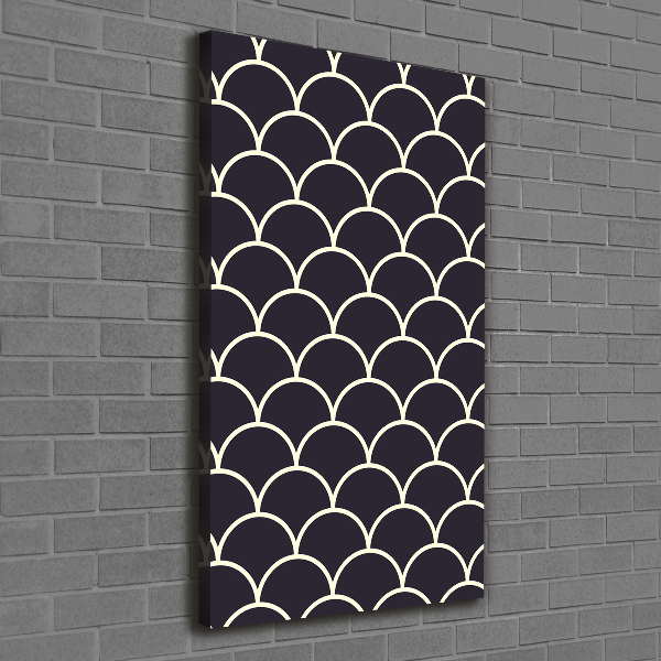 Canvas wall art Fish scales