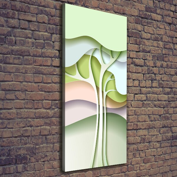 Canvas wall art Abstract tree