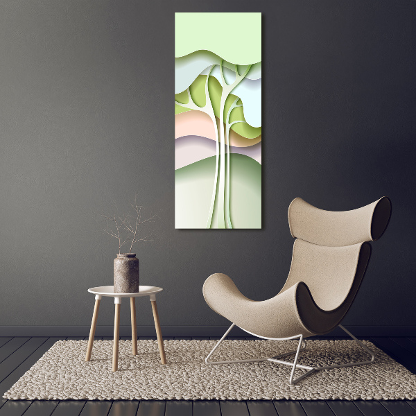 Canvas wall art Abstract tree