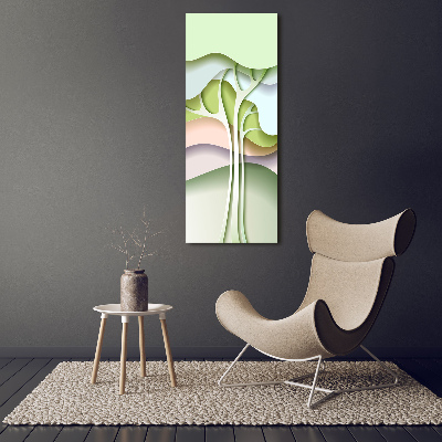 Canvas wall art Abstract tree