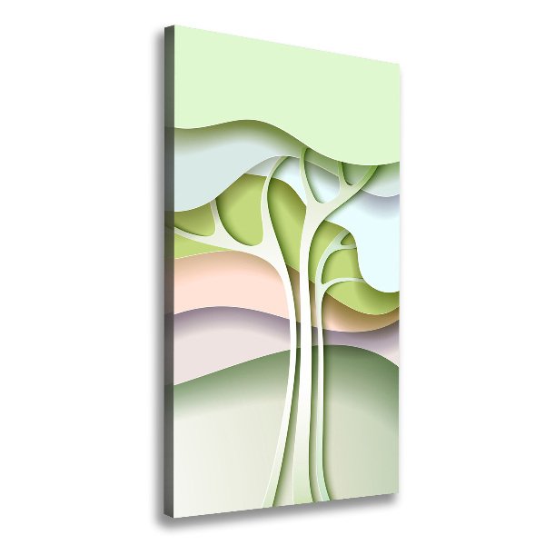 Canvas wall art Abstract tree