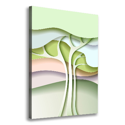 Canvas wall art Abstract tree