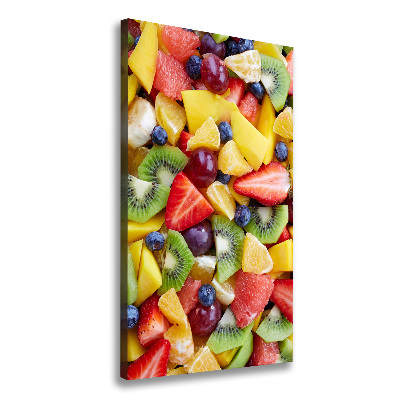 Large canvas wall art Chopped fruit