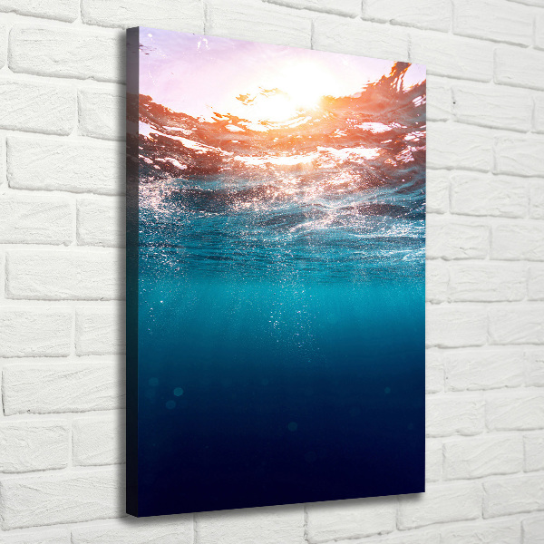 Canvas print Underwater