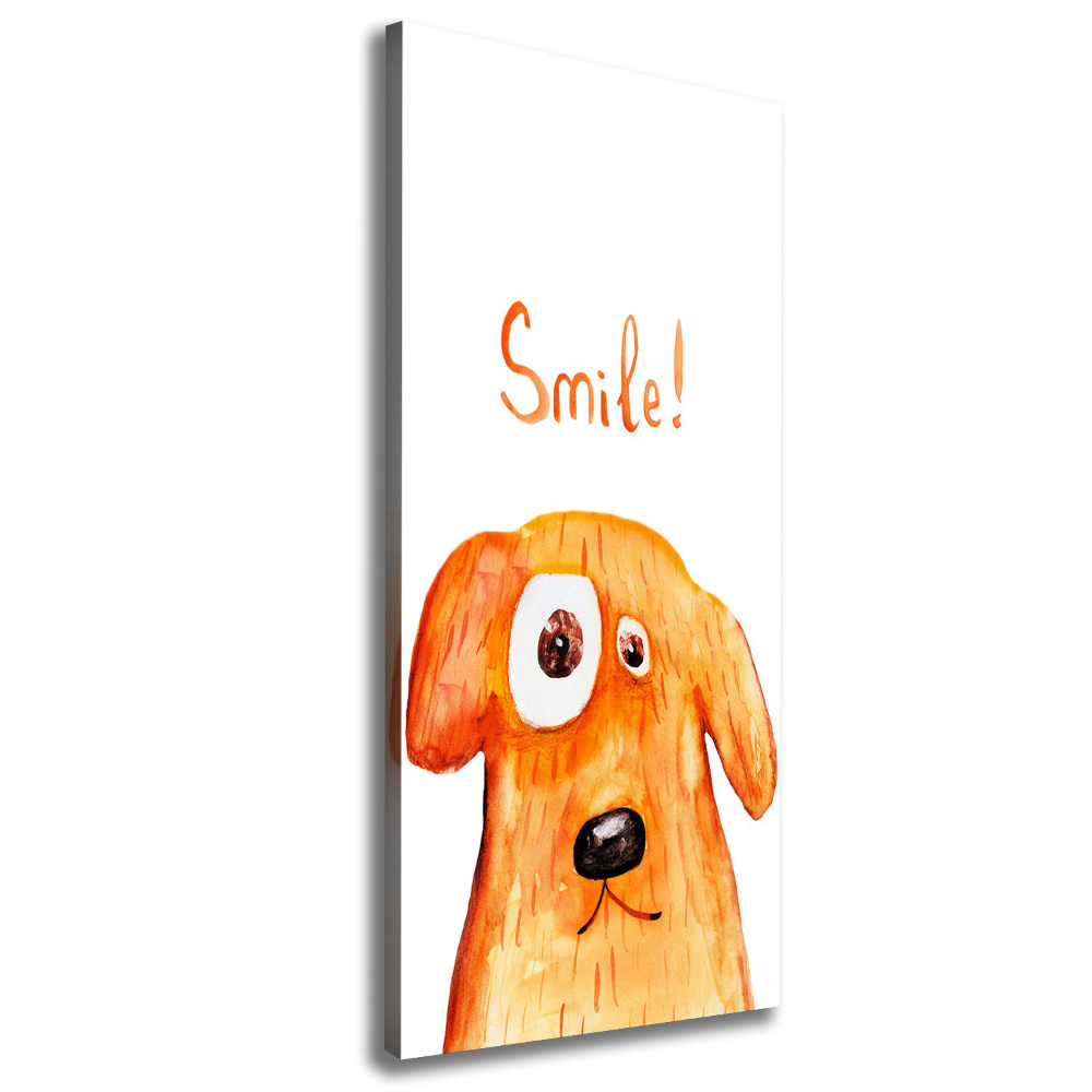 Wall art canvas large Dog