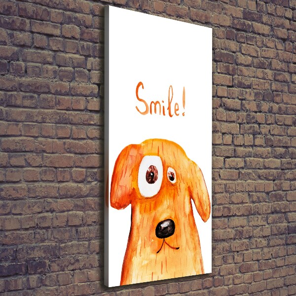 Wall art canvas large Dog