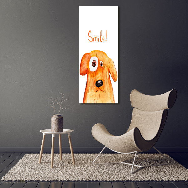 Wall art canvas large Dog