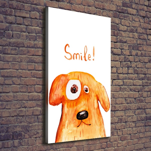 Wall art canvas large Dog