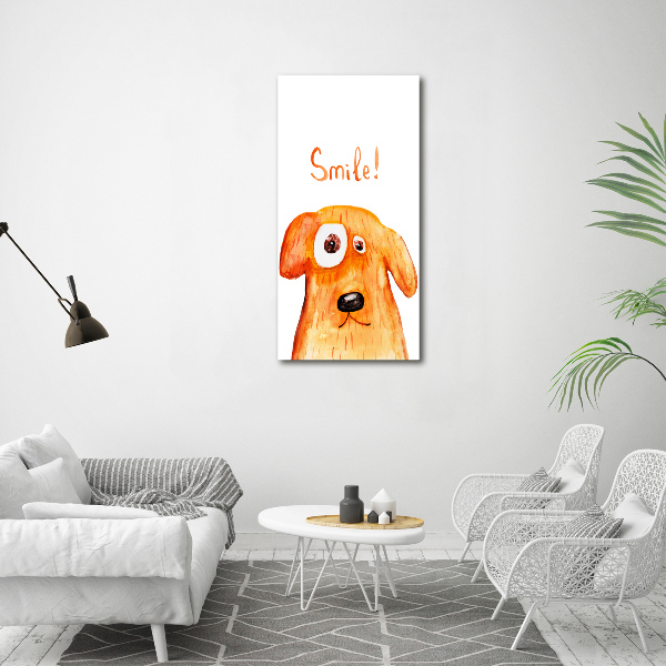 Wall art canvas large Dog