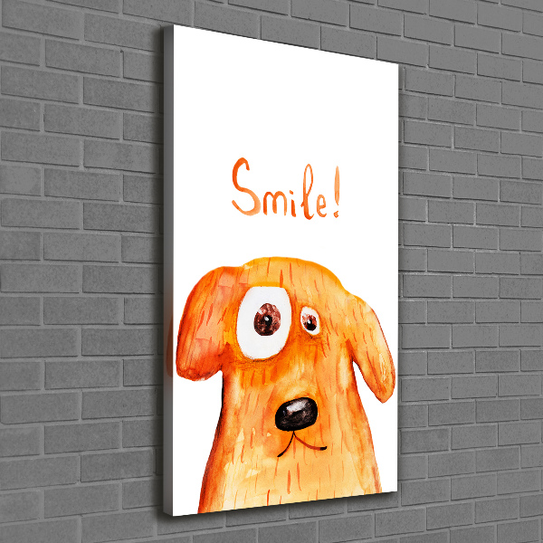 Wall art canvas large Dog