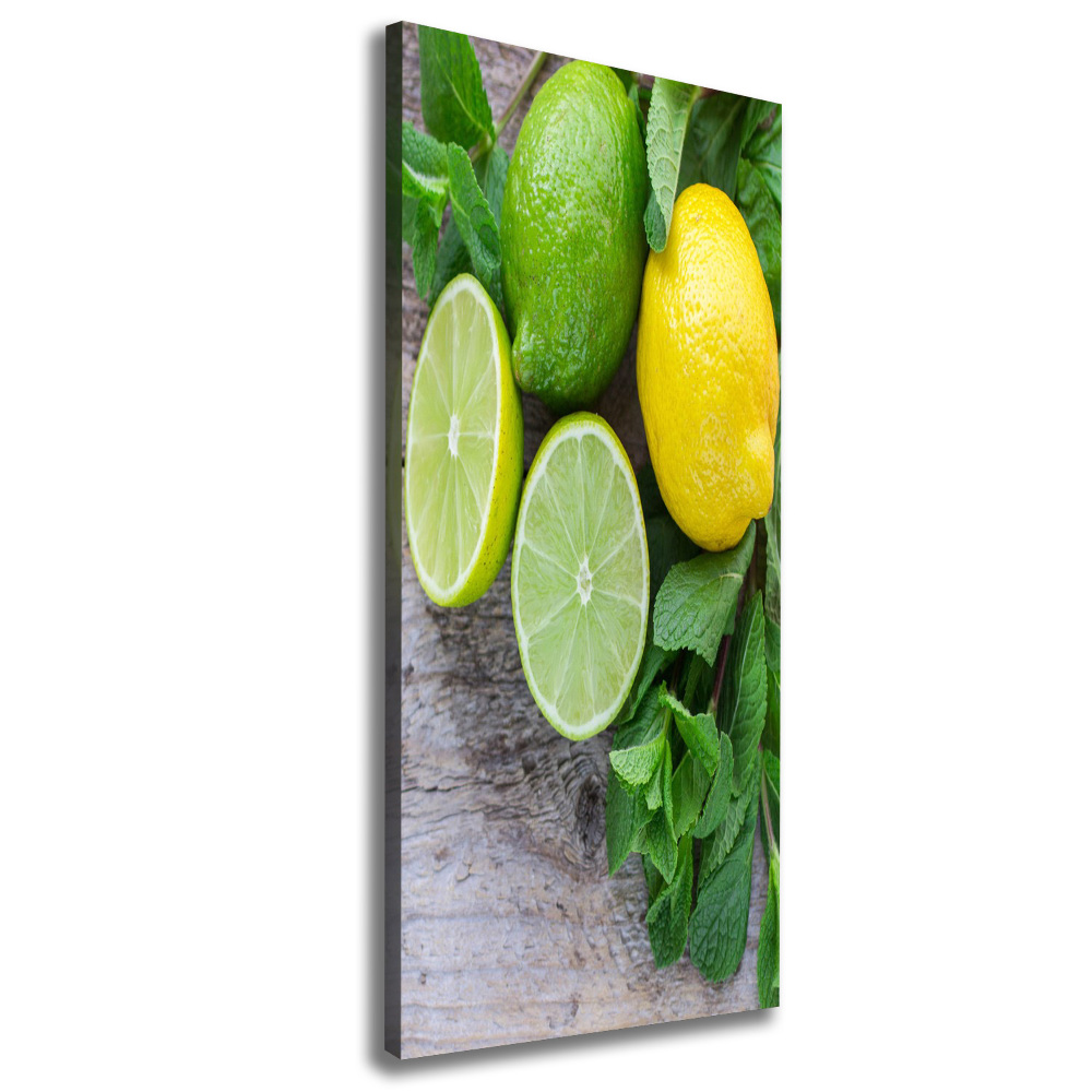 Canvas wall art Lime and lemon