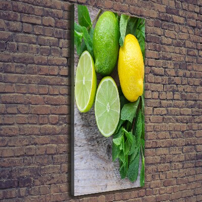 Canvas wall art Lime and lemon