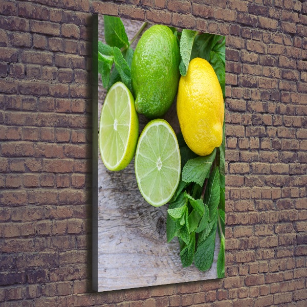 Canvas wall art Lime and lemon