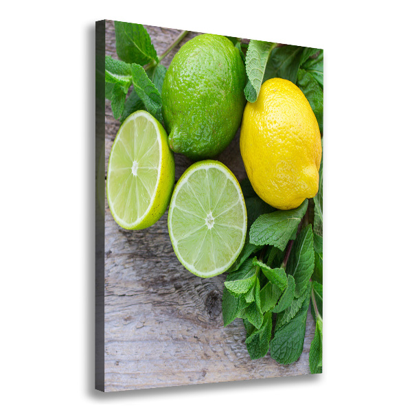 Canvas wall art Lime and lemon